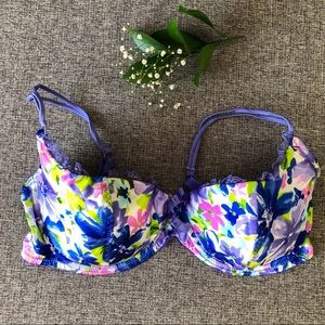 Smart & Sexy Bra Purple Flowers